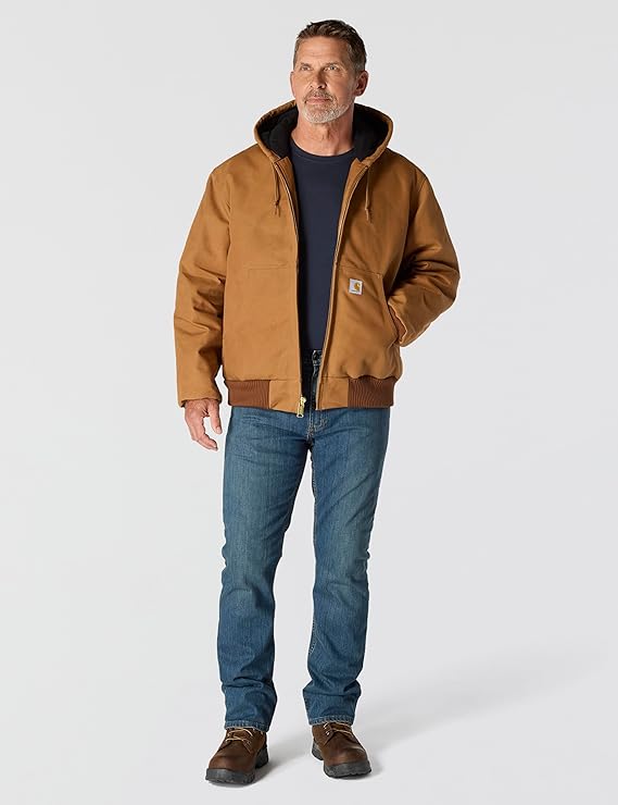 Carhartt Men's Small J140 Loose Fit Lined Duck Jacket