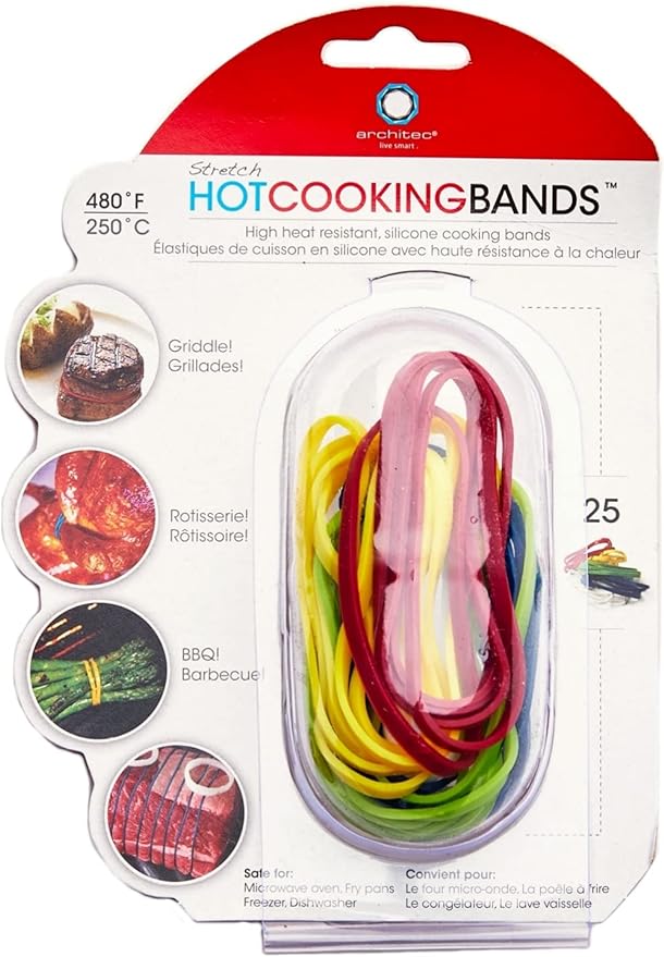 Architec Stretch Cooking Band, 2-Inch, Package 20, Assorted Colors