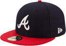 New Era Mens- Atlanta Braves baseball cap--7 1/8