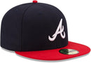 New Era Mens- Atlanta Braves baseball cap--7 1/8