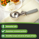 4 Oz Portion Scoop Ice Cream Disher with Trigger Release