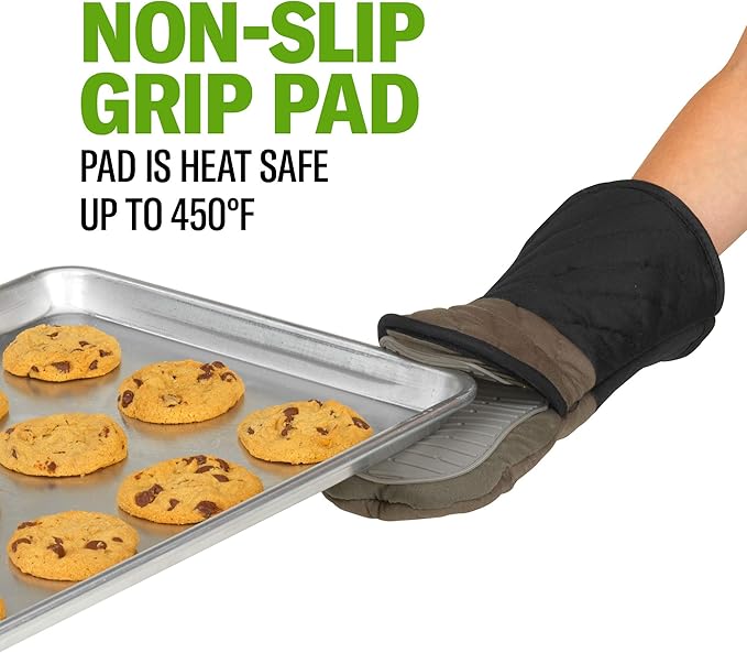 Goodcook Touch Oven Glove/Pot Holder Glove with Silicone Grip
