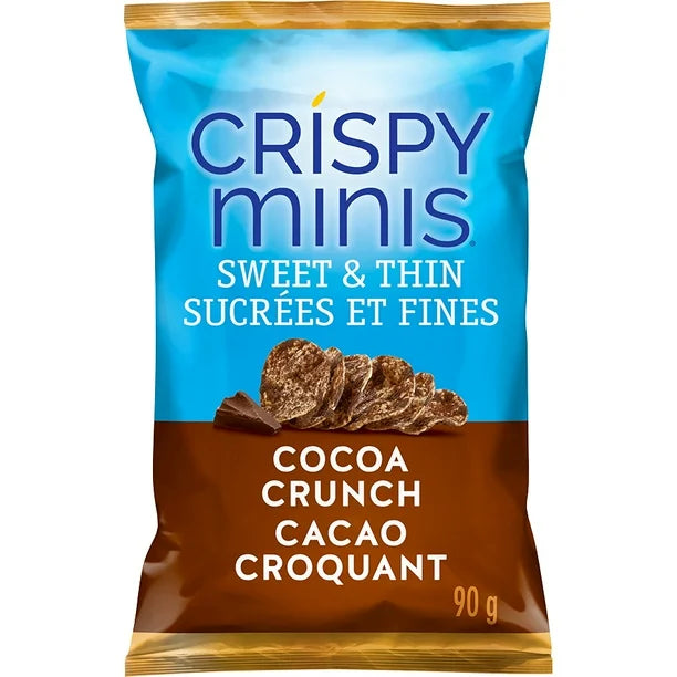 Quaker Crispy Minis Sweet & Thin Cocoa Crunch 90g