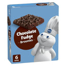 Pillsbury Chocolate Fudge Brownies - 6 Bars/150g