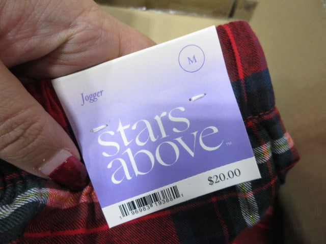 STARS ABOVE WOMEN'S SM-XL Plaid Flannel Jogger Pant