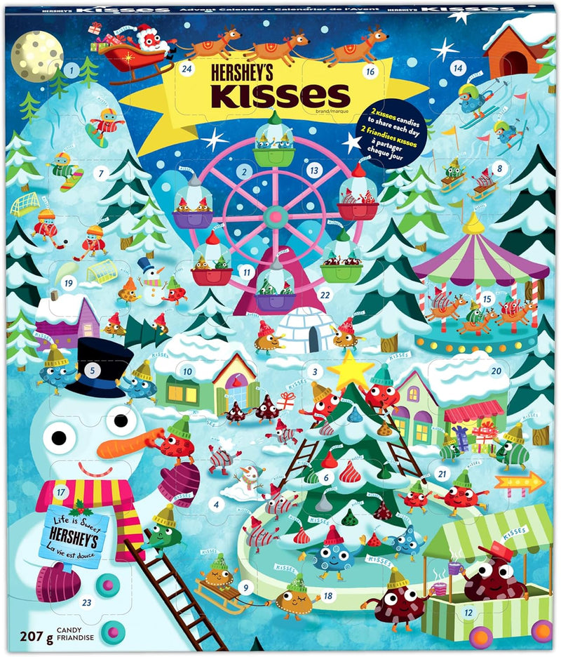 Hershey's Kisses Chocolate Advent Calendar