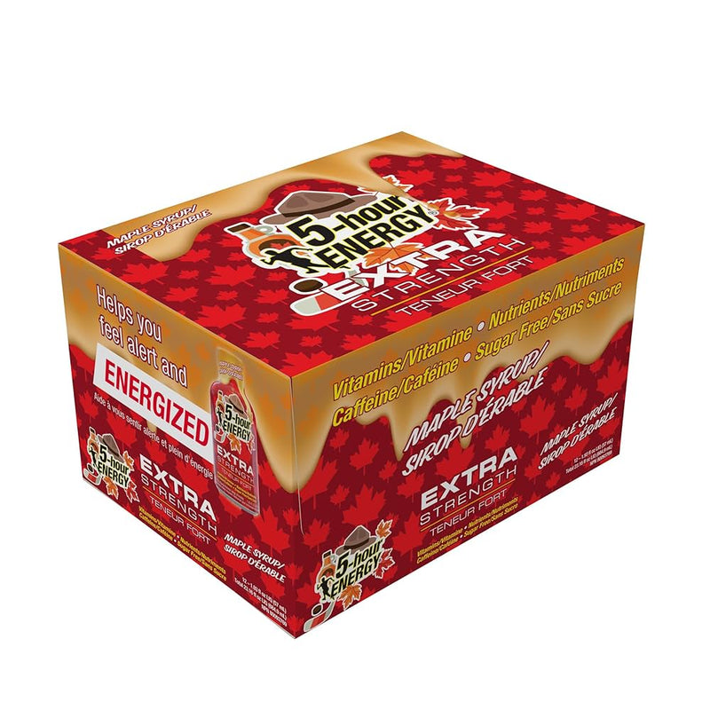 5-hour Energy, Extra Strength (Maple Syrup) - Box of 12 x 57ml bottles