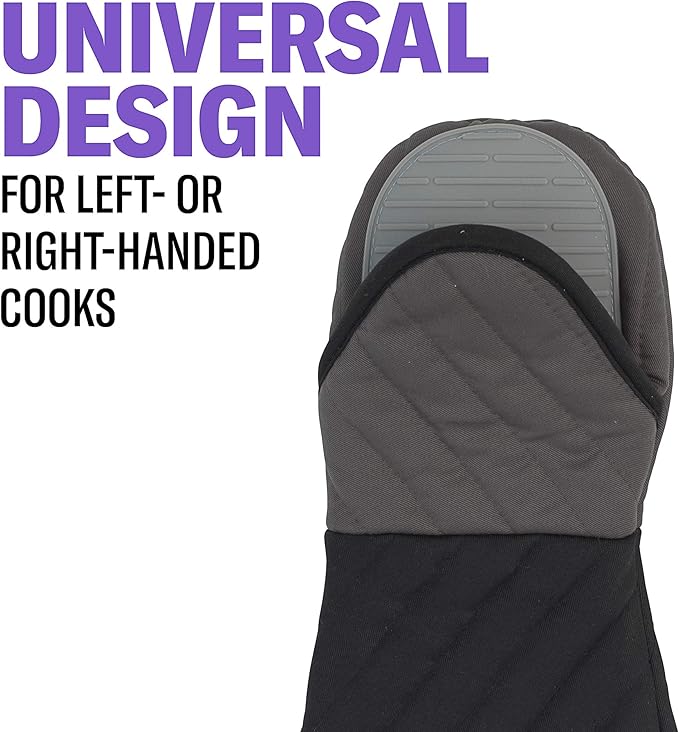 Goodcook Touch Oven Glove/Pot Holder Glove with Silicone Grip