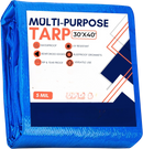 5MIL POLY TARP 30'X40' Multi Purpose Waterproof Blue