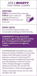 Ecosense- safe & mighty toilet bowl cleaner--18 oz