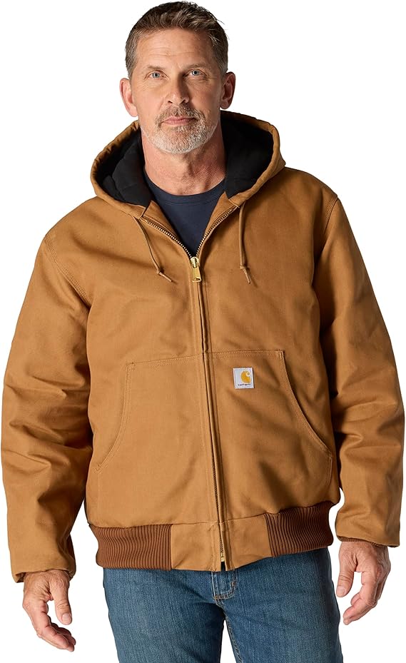 Carhartt Men's Small J140 Loose Fit Lined Duck Jacket