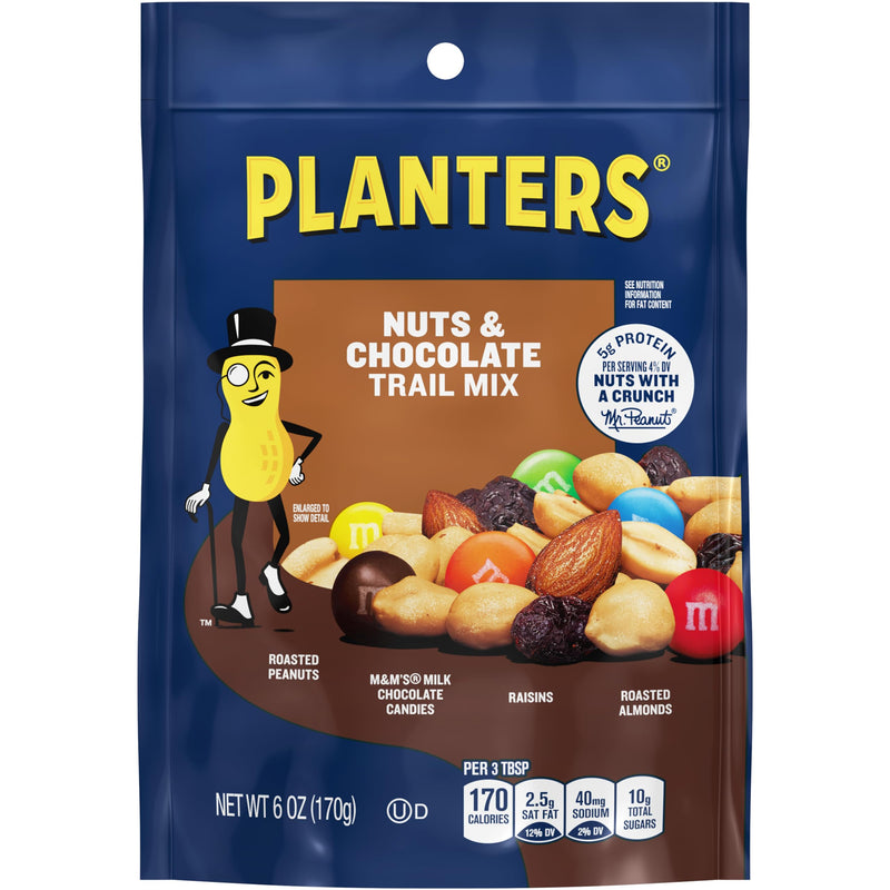 Planters Trail Mix, 6 oz - PICK YOUR FLAVOUR Nutty