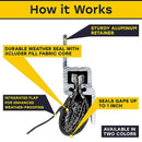 Xcluder 48" Low-Profile Door Sweep, Aluminum – Seals out Rodents & Pests, Enhanced Weather Sealing, Easy to Install; Door Seal Rodent Guard; Rodent Proof Door Sweep-PICKUP ONLY