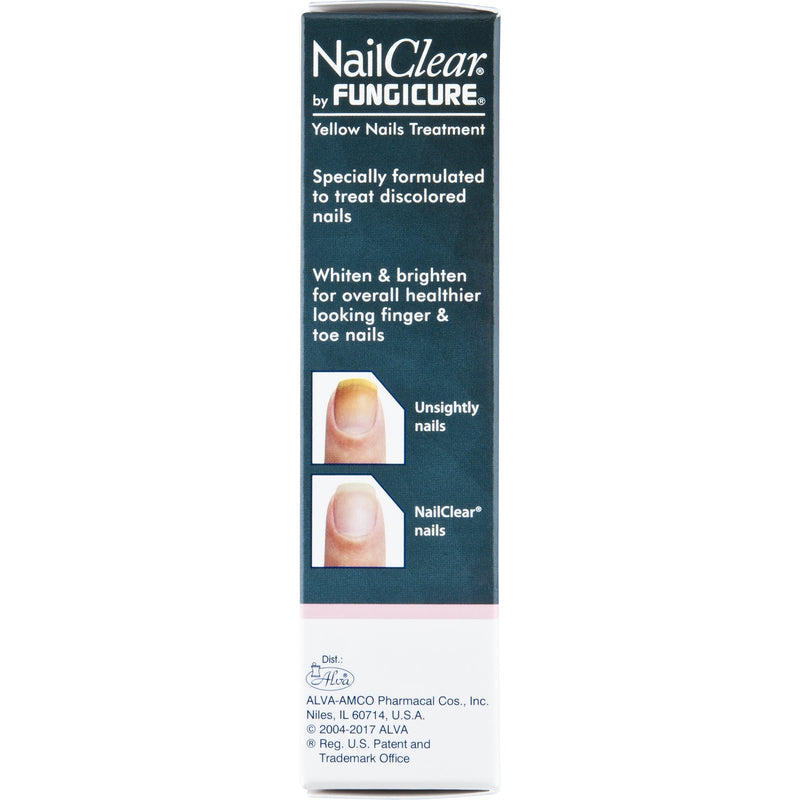 NailClear by FUNGICURE - Yellow Nails Treatment - Improves Appearance of Discolored Nails - Nail Clarifying Liquid Gel, 0.35 Ounce