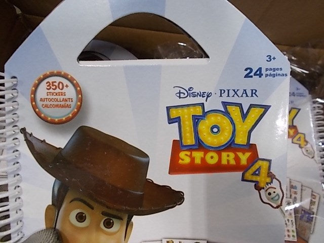 Toy Story 4 Sticker Travel Activity Book NEW Disney PIXAR