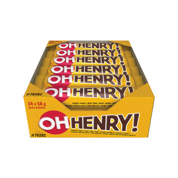OH HENRY! Chocolatey King Size Candy Bar, 85g - Single or BULK BUY