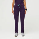 Figs High Waisted Yola Tall  Skinny Scrub Pants In Purple Jam Size Medium
