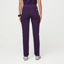 Figs High Waisted Yola Tall  Skinny Scrub Pants In Purple Jam Size Medium
