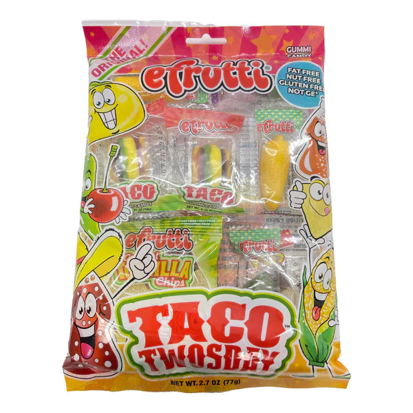 eFrutti  Bag Gummy Candy, 77 Grams (2.7 Ounce) Pack--assorted