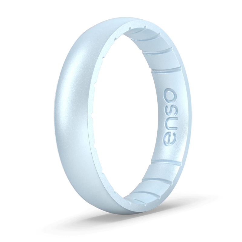 Enso ELEMENTS CLASSIC THIN SILICONE RING - DIAMOND