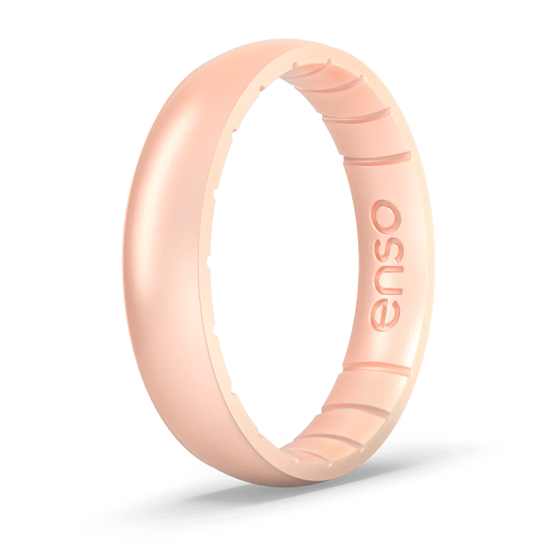 Enso ELEMENTS CLASSIC THIN SILICONE RING - ROSE GOLD