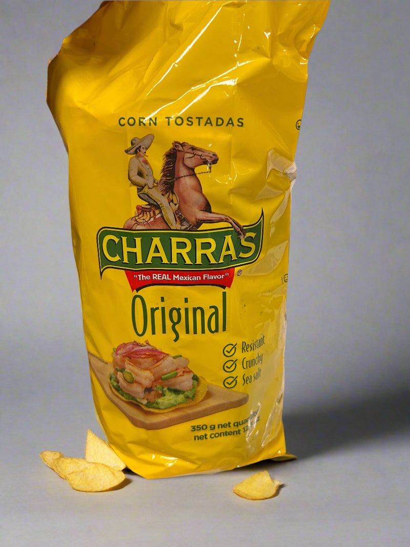 Charras original corn tostadas 12.3 oz bag