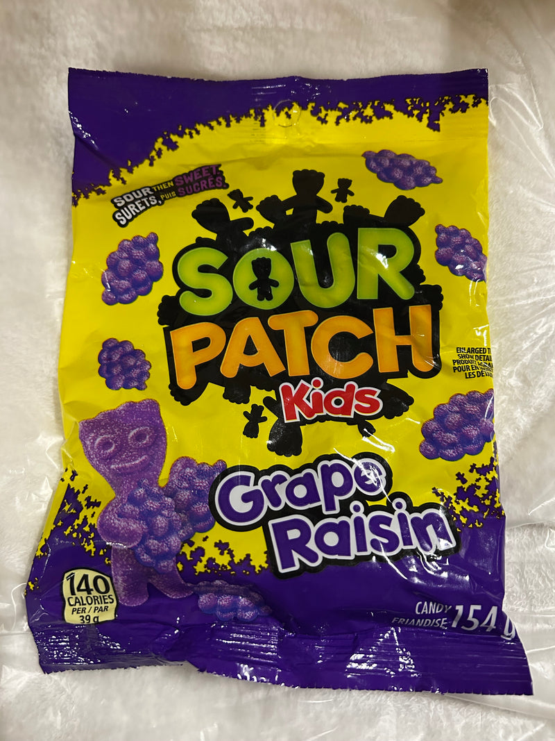 Sour patch kids Grape 154 gram bag