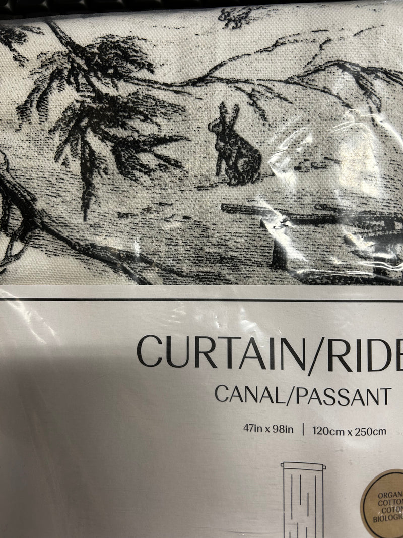 H & M --120 x 120 cm Curtain--Woodland scene