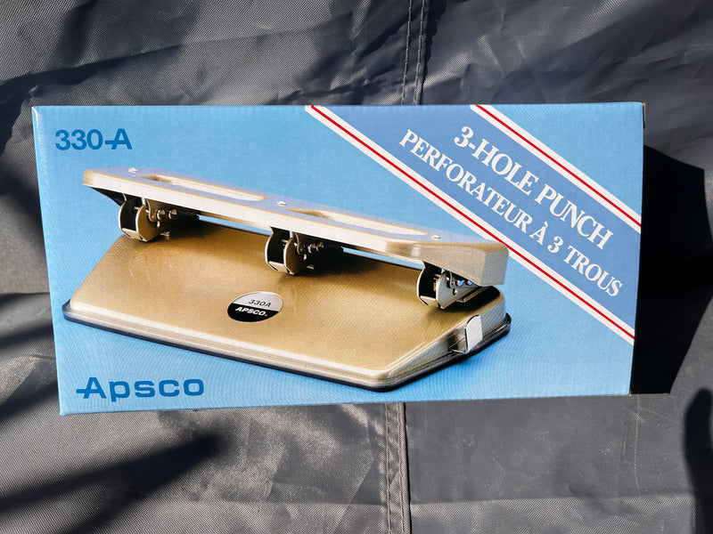 Apsco brand 3 hole punch