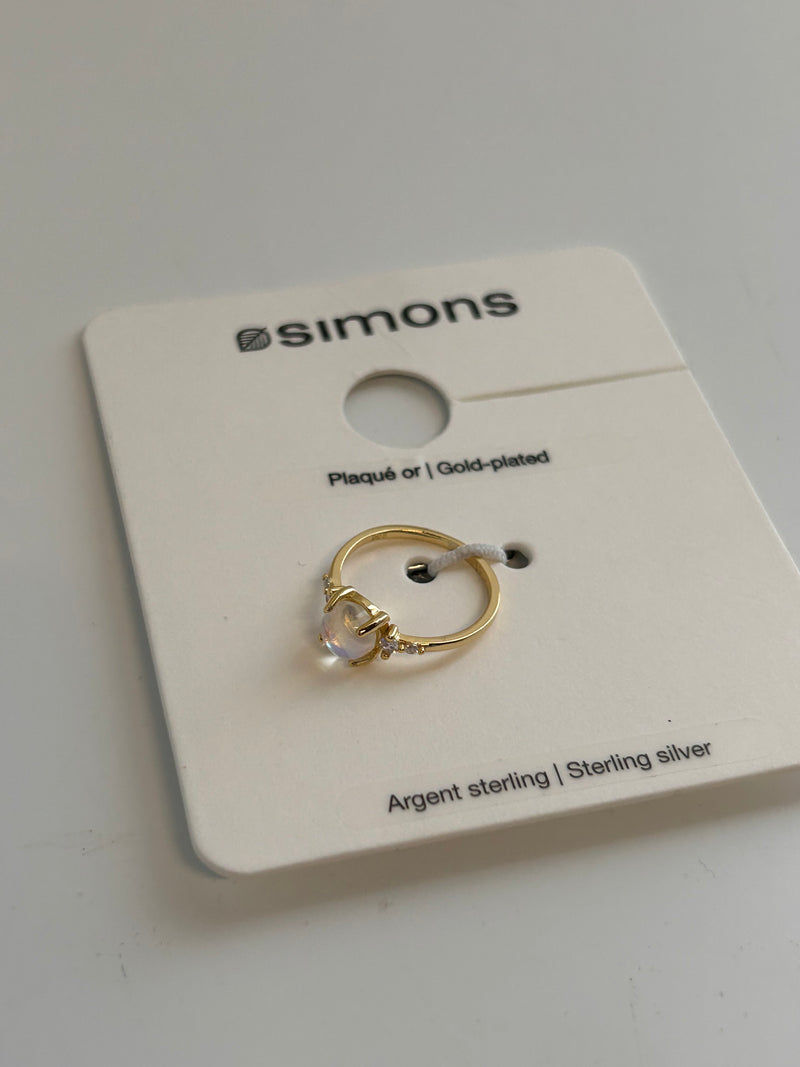 Simons gemstone ring-size 5