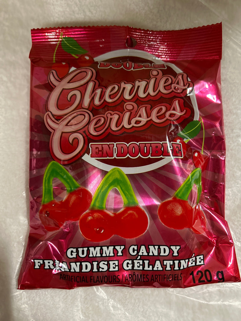 Double cherries gummy candy 120g
