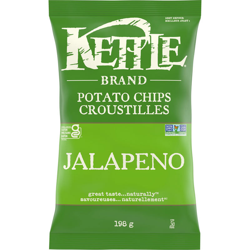 Kettle Brand Jalapeno Potato Chips (198g)