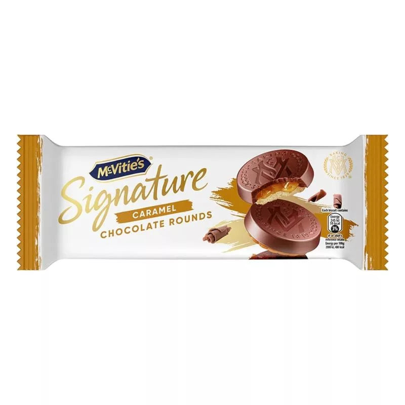 McVities Signature Caramel Chocolate Rounds -109 gram