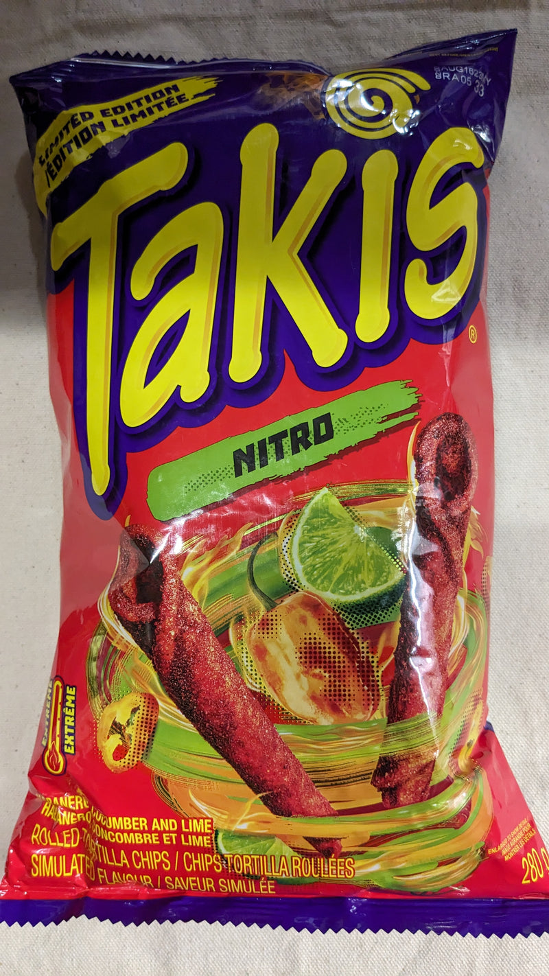 Takis Nitro Limited Edition (Habanero, Cucumber and Lime) 280g