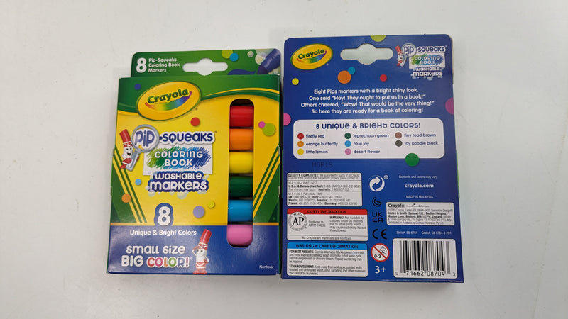 Crayola Pip-squeaks washable markers 8 pack