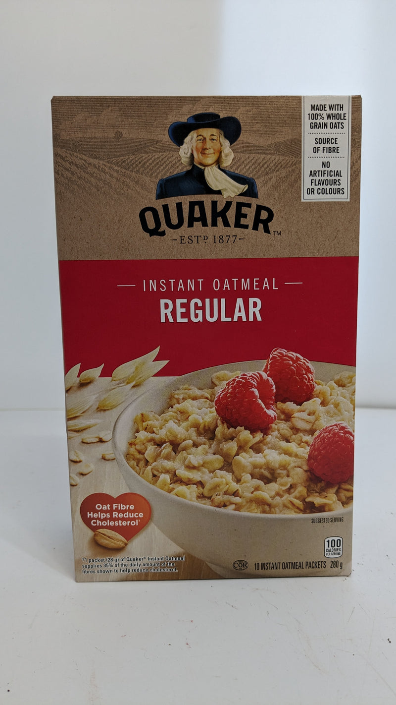 Quaker Instant Oats (no not on recall) 280g