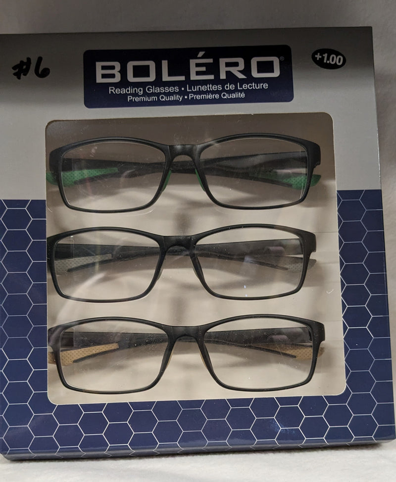 Reading Glasses 1.0 - 3 Pack - Pick your style