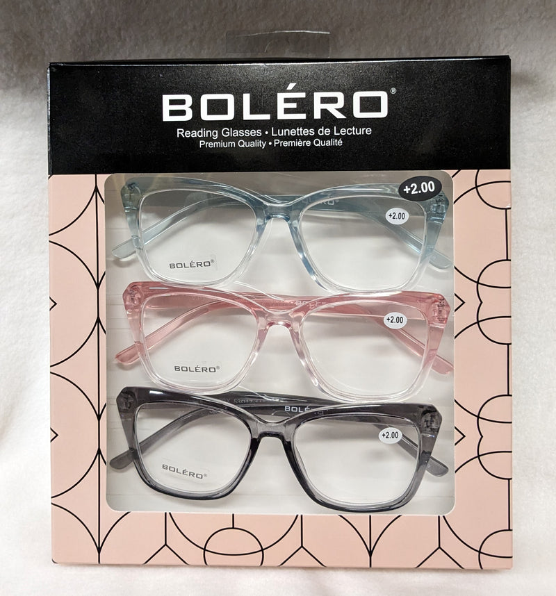 Reading Glasses  - 3 Pack - Pick your style