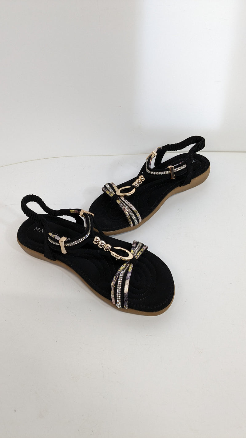 Marie - Claire Black Sandal size 5.5