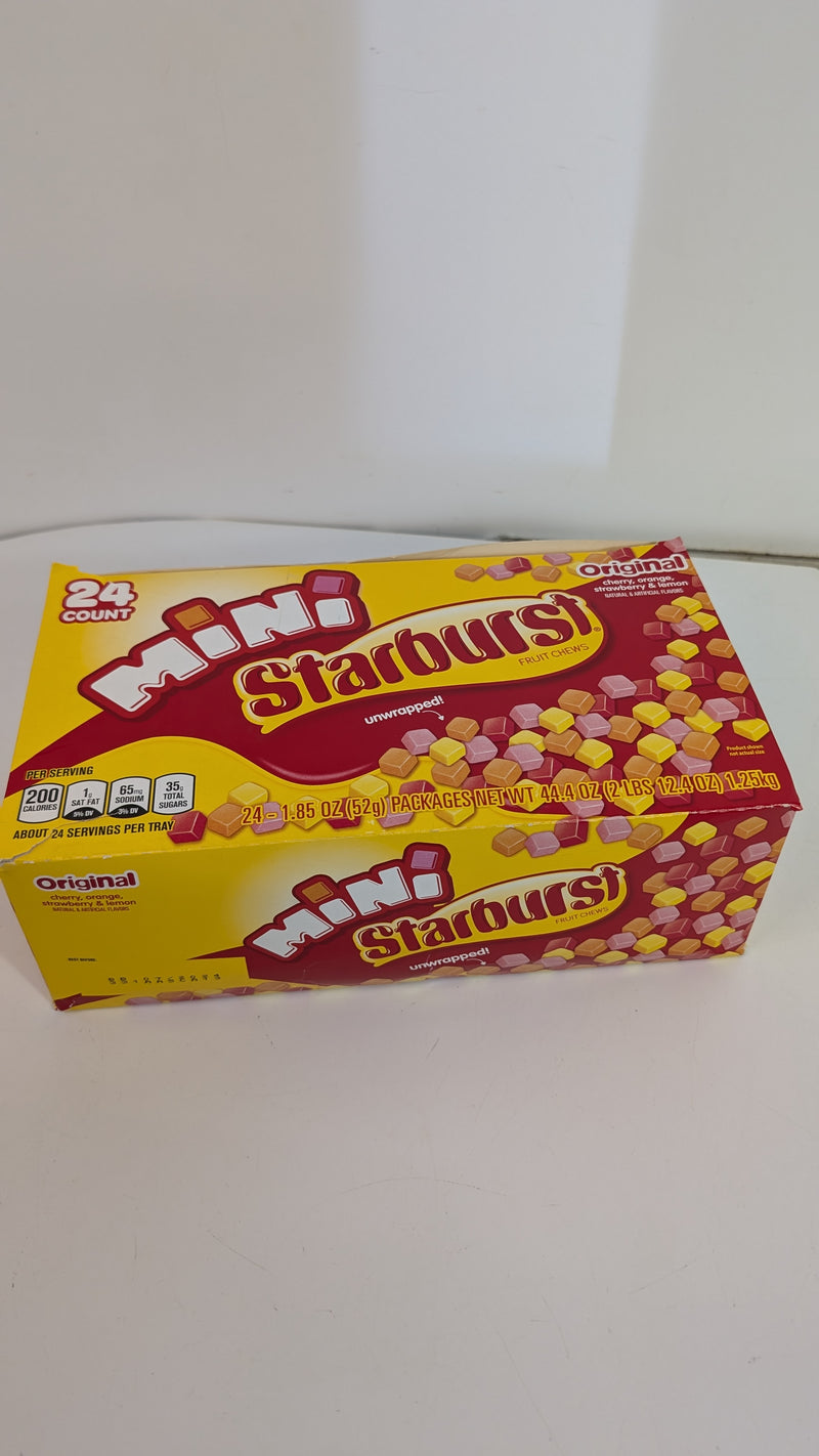 Starburst Minis Original Candy 1.85oz - 24 Pack