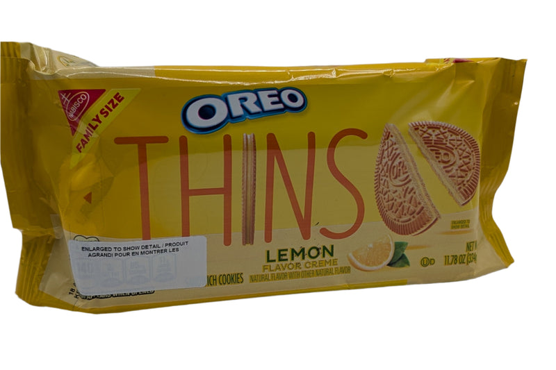 Oreo Thins Lemon Cookies 334g