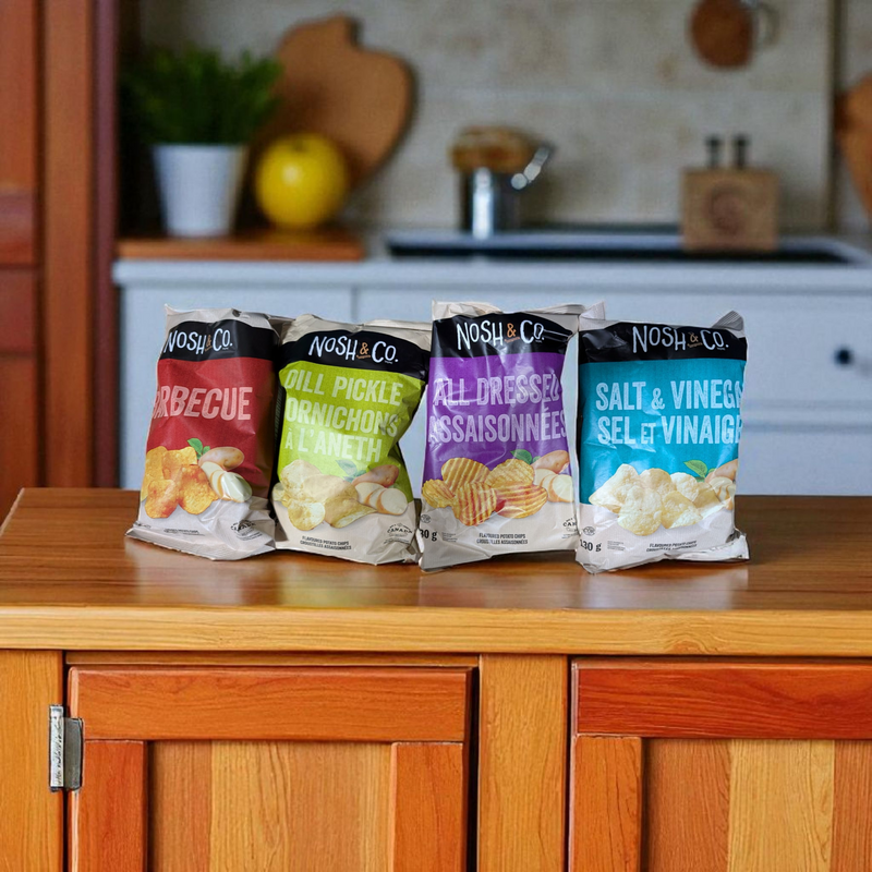 Nosh Potato Chips - 130g bags - pick you flavor