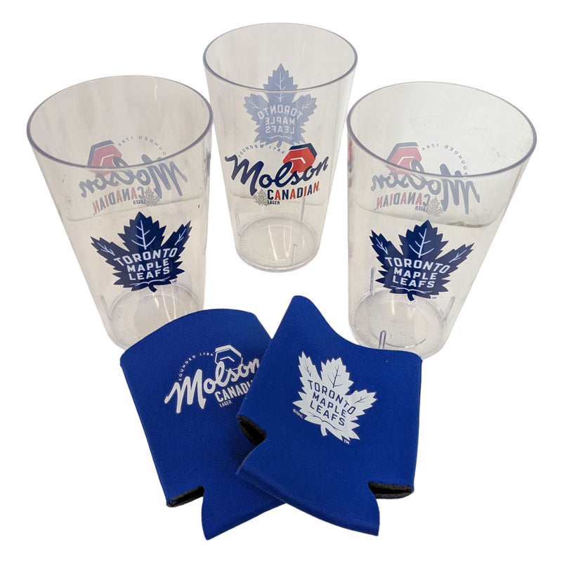 Toronto Maple Leafs & Molson Canadian Drink Gift Set