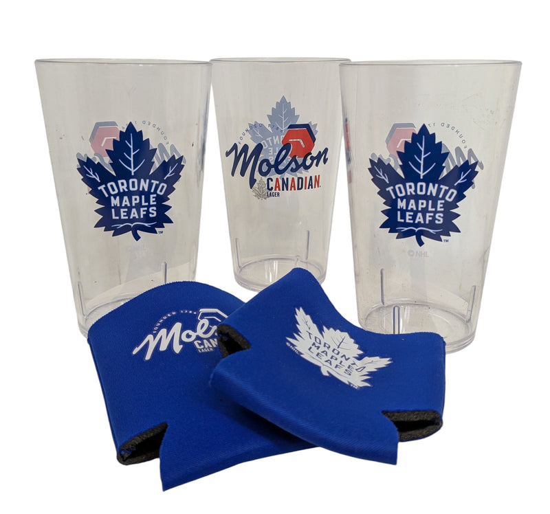Toronto Maple Leafs & Molson Canadian Drink Gift Set