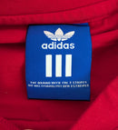 adidas Long Sleeve Red with White Stripes Shirt - Medium