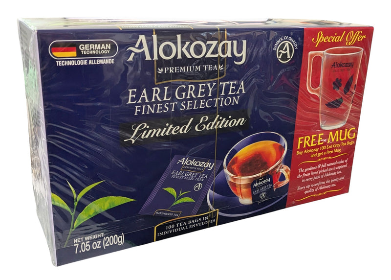 Alokozay Limited Edition Earl Grey Black Tea With Mug