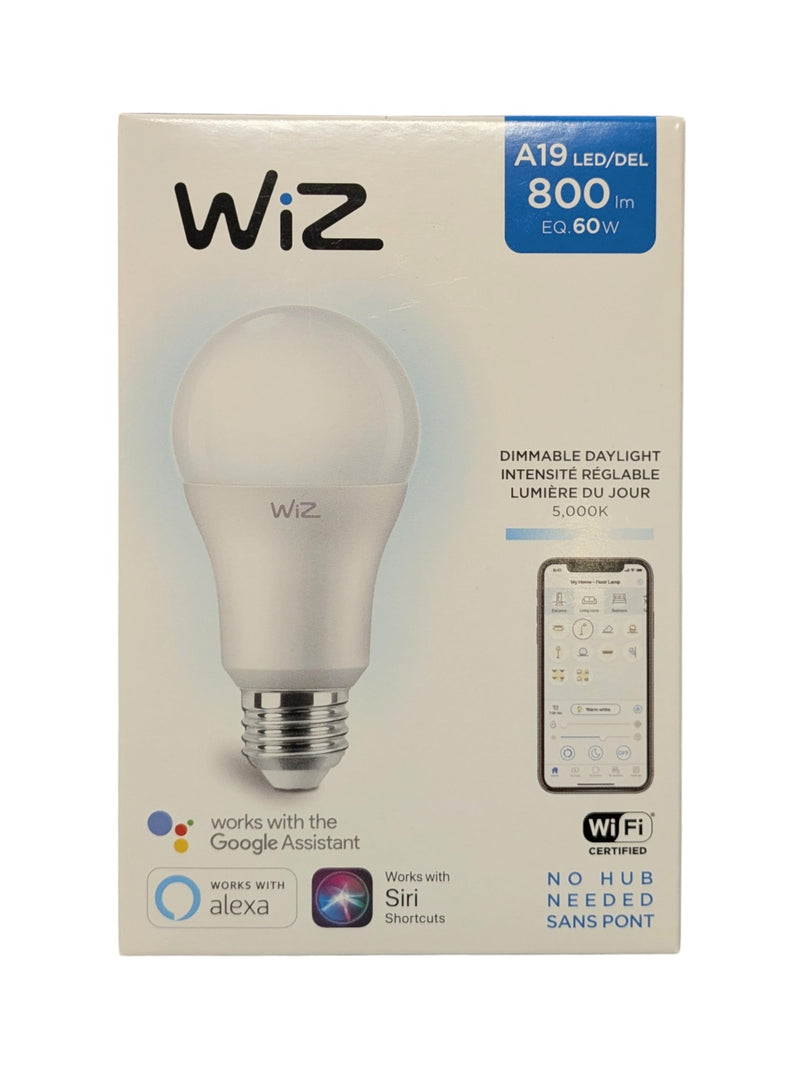 WiZ 60W Equivalent A19 Smart Bulb