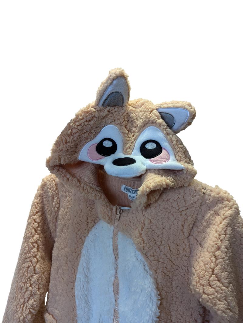 Kids Size 10/12 Sherpa Animal Onesie