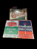 Tin Gasoline Mancave Decor Signs