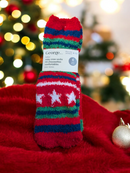 4 pack cozy Christmas socks-Ladies-- Buy 1 pack or buy 3 and save !